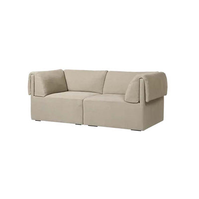 Wonder Sofa 2-seater with armrests by Gubi