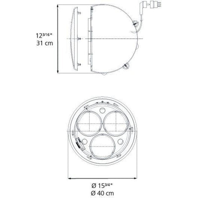 Yang Floor LED 42W Rgb Clear by Artemide 1