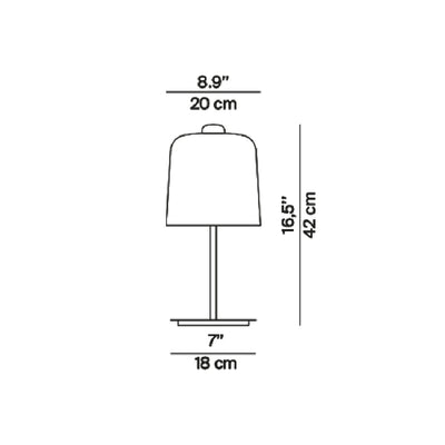 Zile Table Lamp by Luceplan 6