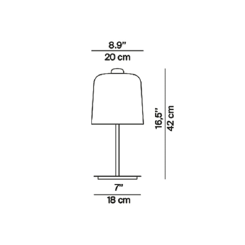 Zile Table Lamp by Luceplan 6