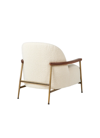 Sejour Lounge Chair, Fully Upholstered, With Armrests by Gubi