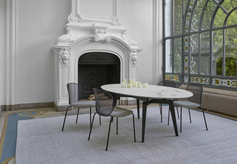 Quick Ship Odessa Oval Dining Table by Ligne Roset