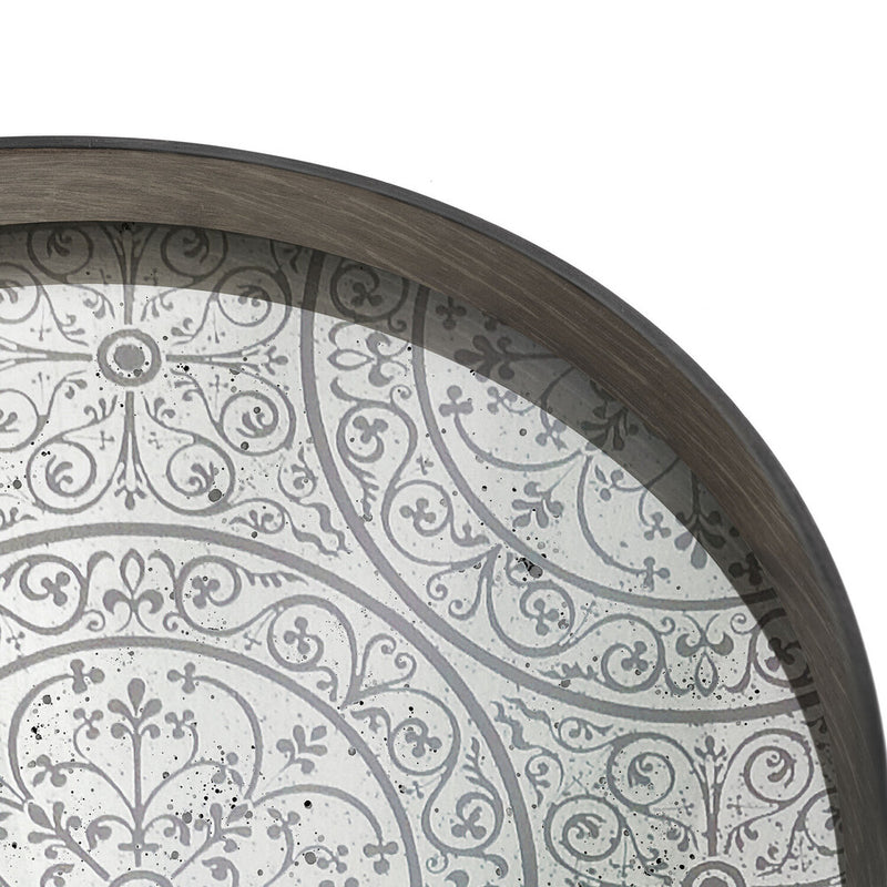 Moroccan Frost Mirror Tray by Ethnicraft