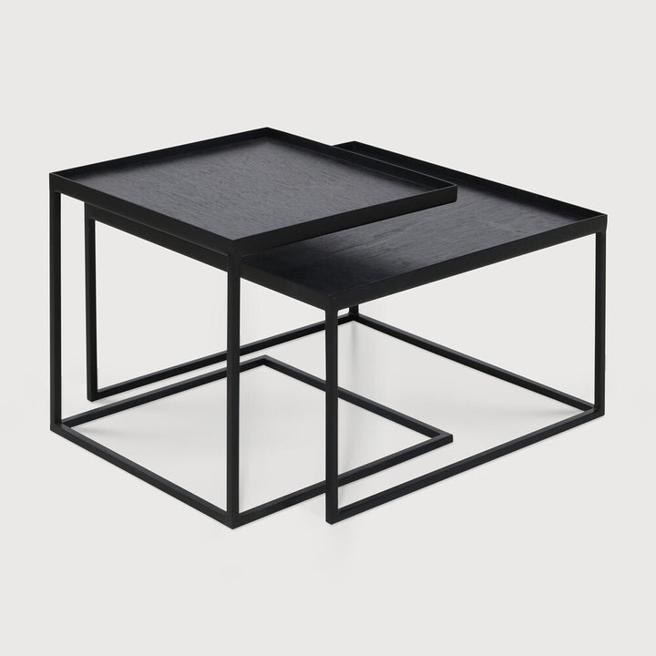 Square Tray Coffee Table Set by Ethnicraft