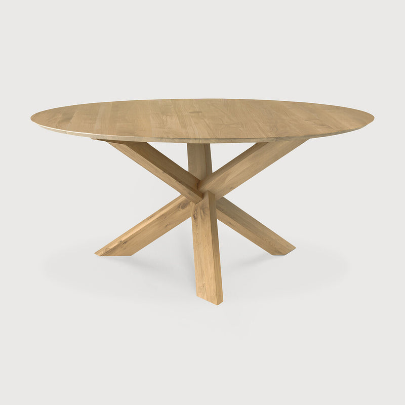 Oak Circle Dining Table by Ethnicraft