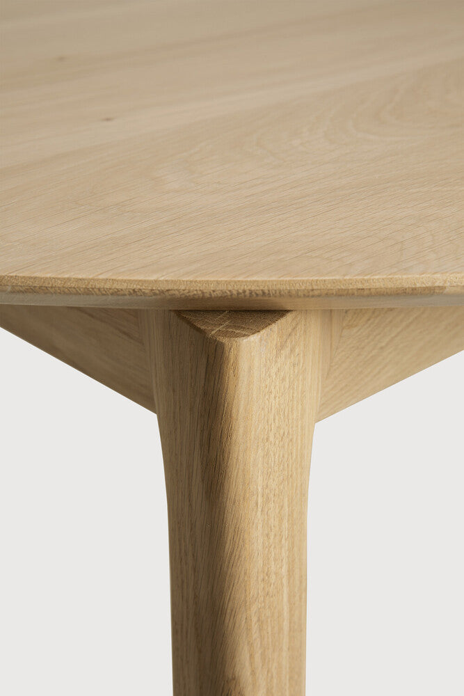 Oak Bok Round Extendable Table by Ethnicraft