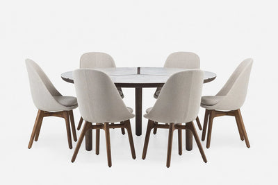 Marlon Round Dining Table by De La Espada