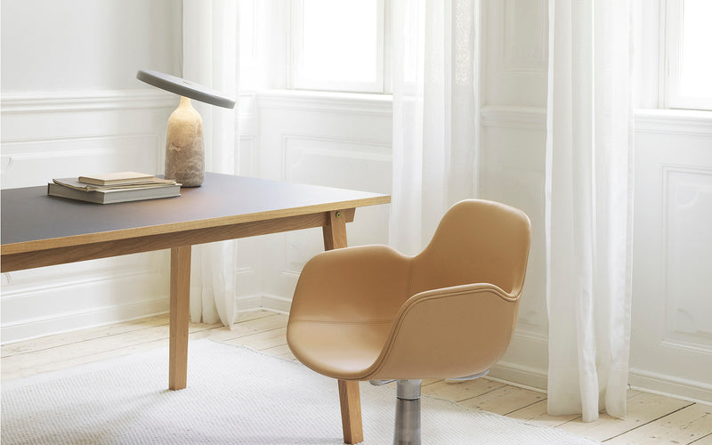 Slice Linoleum Rectangular Dining Table by Normann Copenhagen