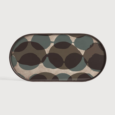 Connected Dots Glass Tray by Ethnicraft
