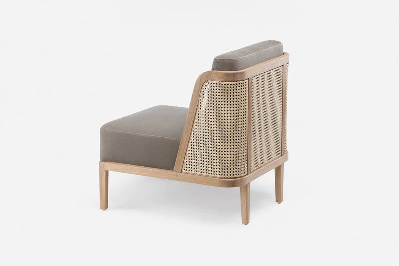 Throne Lounge Chair with Rattan by Autoban by De La Espada