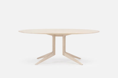 Light Oval Dining Table by Matthew Hilton for De La Espada