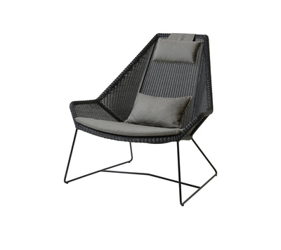 Breeze Highback Outdoor Lounge Chair by Cane-line