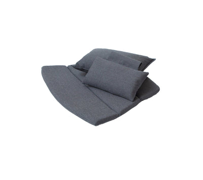 Breeze Highback Outdoor Lounge Chair Cushion Set by Cane-line
