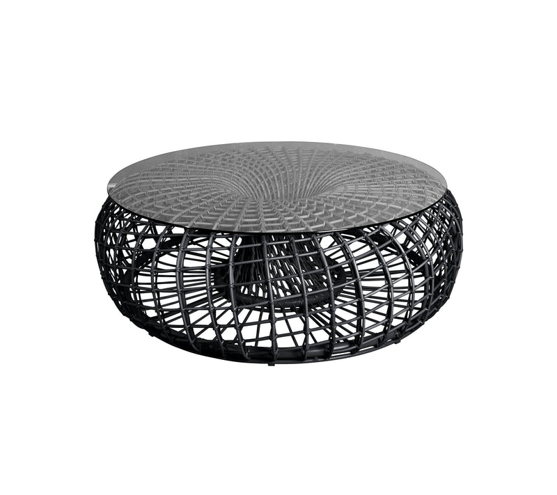 Nest Outdoor Coffee Table/Footstool by Cane-line