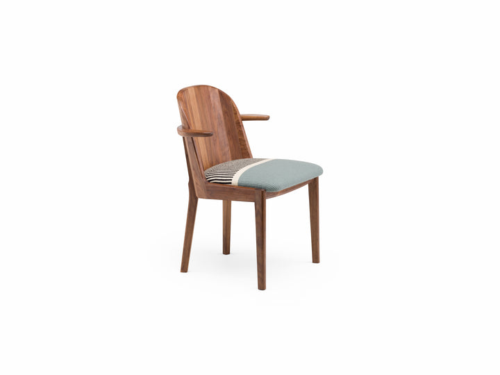 Twenty-Five Dining Armchair with Manta Gil by De La Espada Atelier