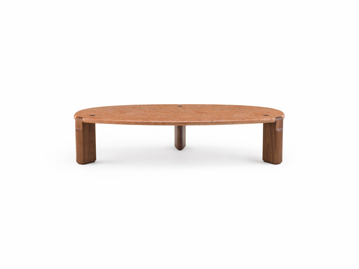 Twenty-Five Coffee Table with Marble Top by De La Espada