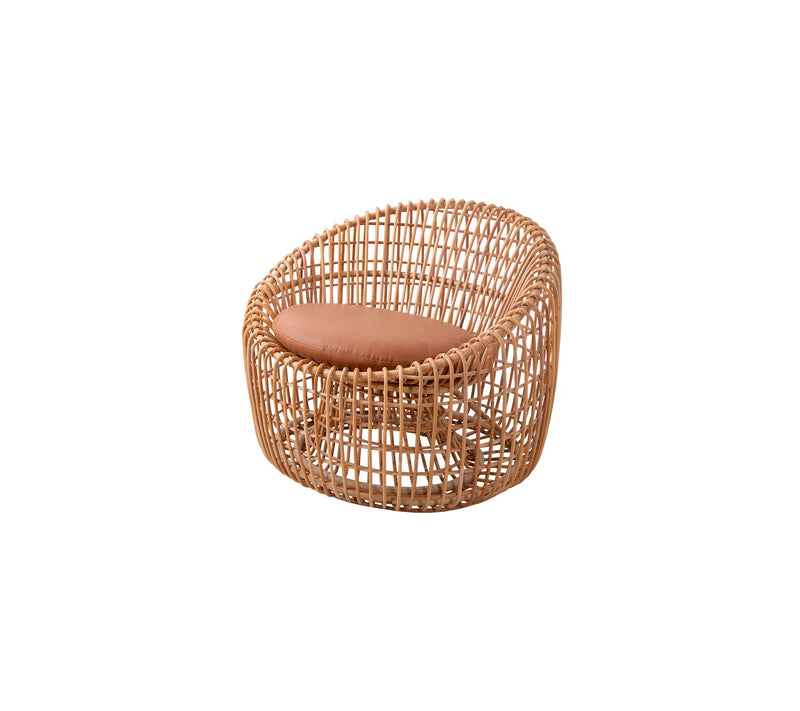 Nest Indoor Round Chair Rattan, Natural by Cane-line