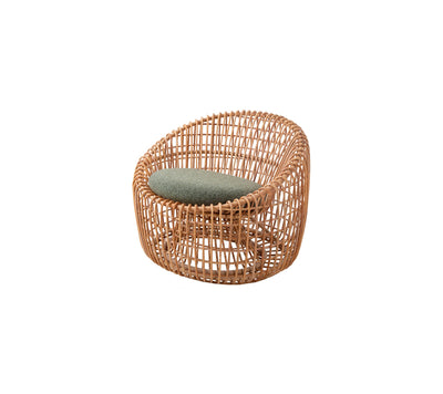 Nest Indoor Round Chair Rattan, Natural by Cane-line