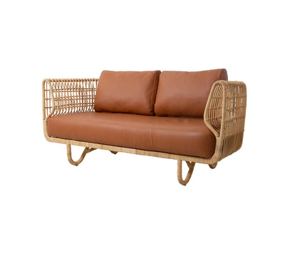 Nest Indoor 2-Seater Sofa Rattan, Natural by Cane-line