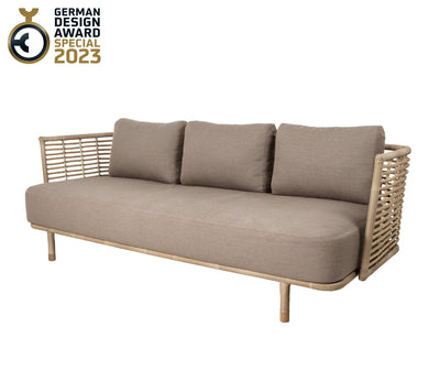 Sense Outdoor 3-Seater Sofa by Cane-line