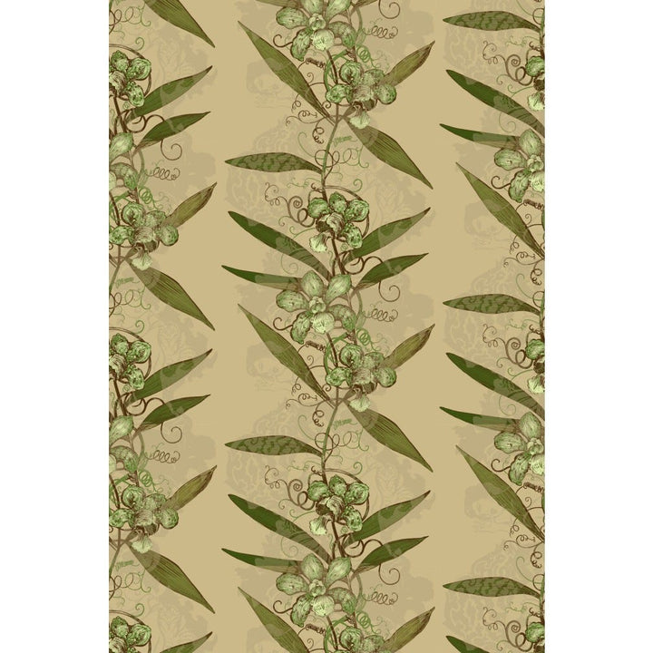 Oriental Orchid Hand-Print Wallpaper by Timorous Beasties