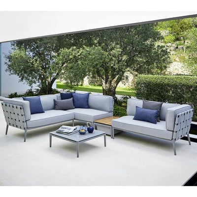 Conic 2-seater Outdoor Sofa, Left Module by Cane-line