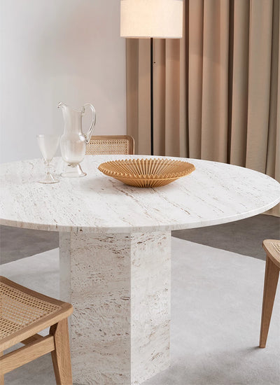 Epic Round Dining Table by Gubi