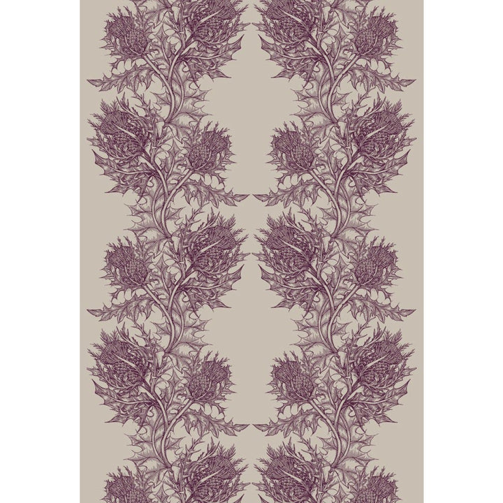 Thistle Linen Fabric by Timorous Beasties