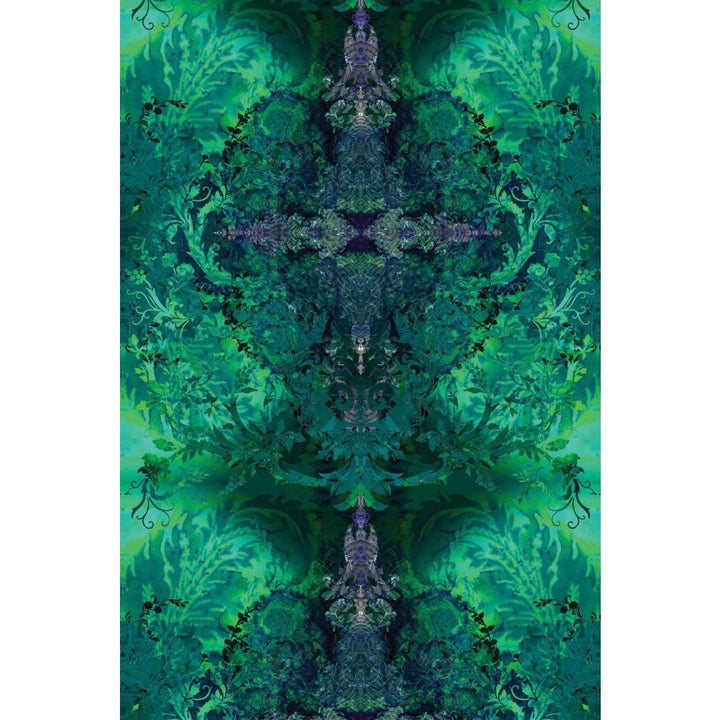 Tourmaline Damask Velvet Fabric by Timorous Beasties