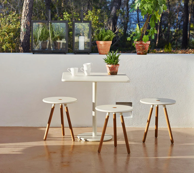 Quick Ship Outdoor Area Table/Stool by Cane-Line