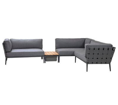 Conic Outdoor Splitted Sofa by Cane-line
