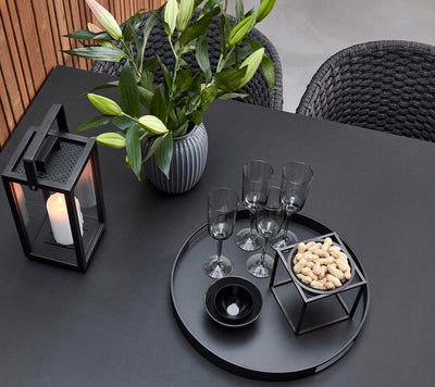 Quick Ship Outdoor Club Tray, Round, by Cane-line