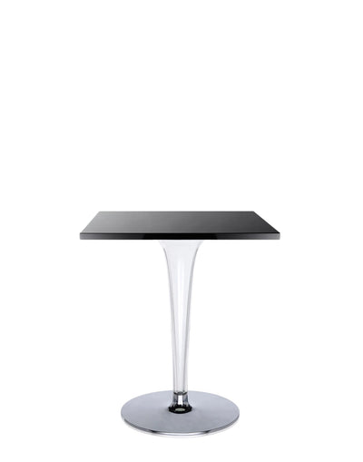 Toptop Square Cafe Table with Rounded Leg and Rounded Base by Kartell
