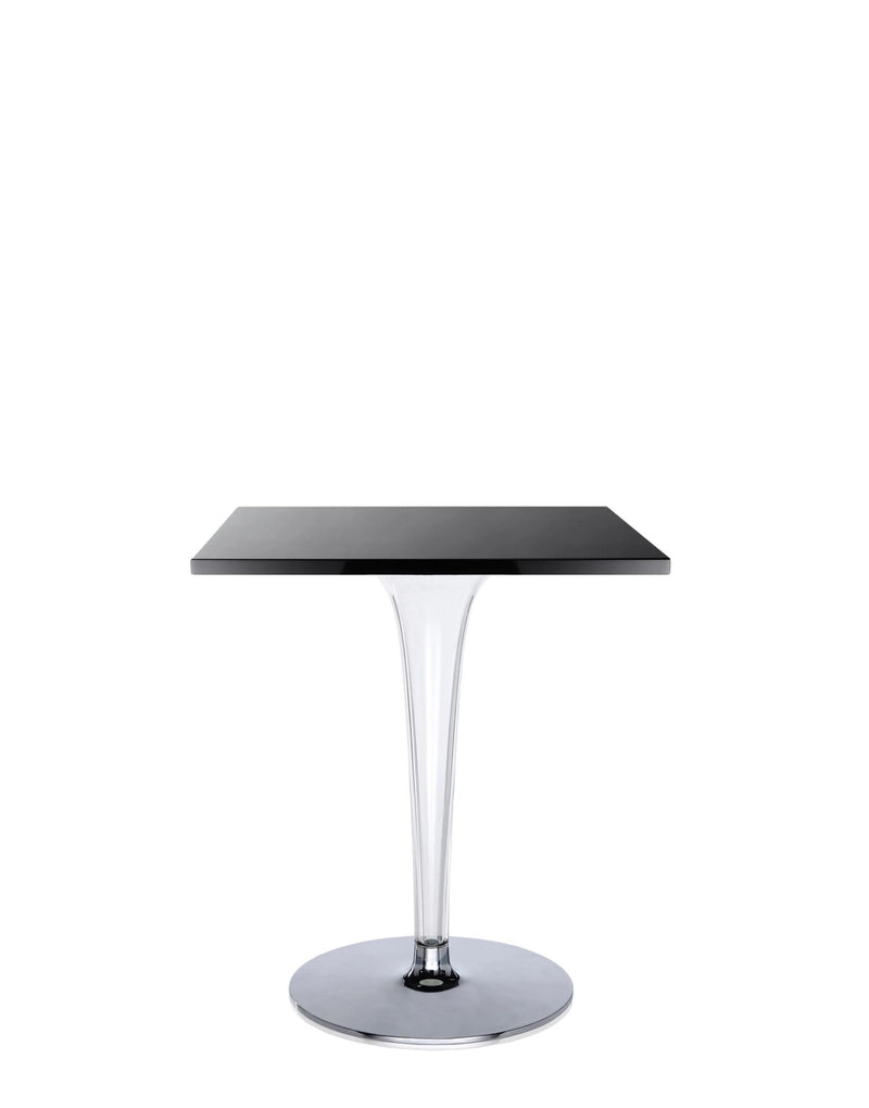 Toptop Square Cafe Table with Rounded Leg and Rounded Base by Kartell