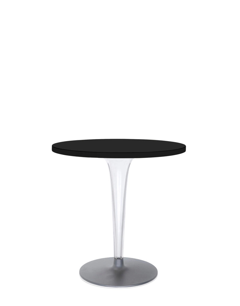 Toptop Round Cafe Table with Rounded Leg and Rounded Base by Kartell