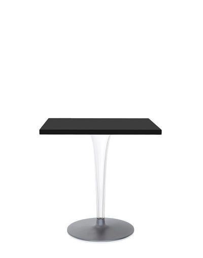 Toptop Square Cafe Table with Rounded Leg and Rounded Base by Kartell