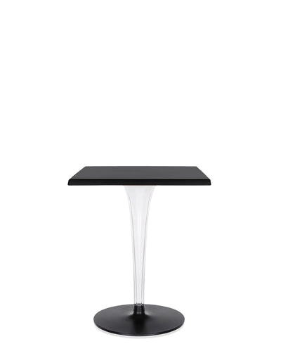 Toptop for Dr.Yes Square Cafe Table with Rounded Leg and Rounded Base by Kartell