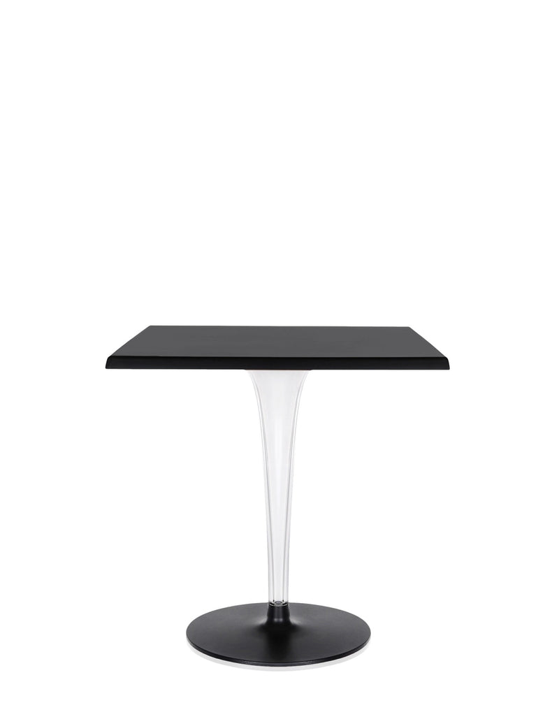 Toptop for Dr.Yes Square Cafe Table with Rounded Leg and Rounded Base by Kartell