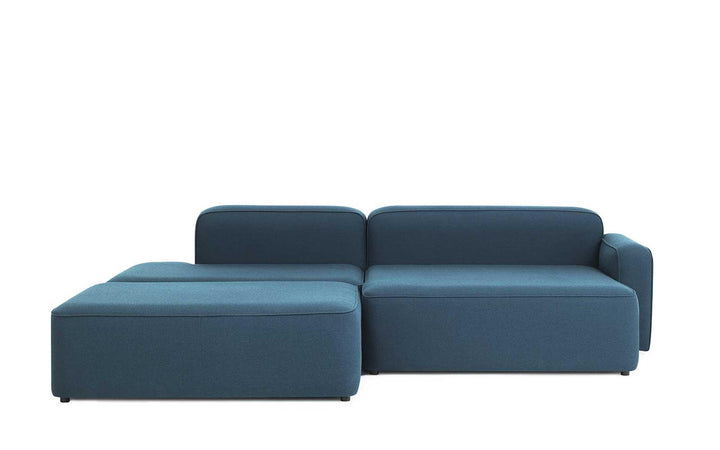 Rope Sofa with Chaise Lounge w/ Pouf by Normann Copenhagen