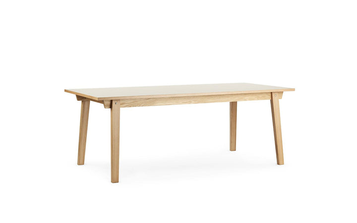 Slice Linoleum Rectangular Dining Table by Normann Copenhagen