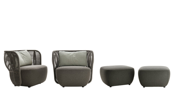 Bay Outdoor Lounge Chair by B&B Italia Outdoor