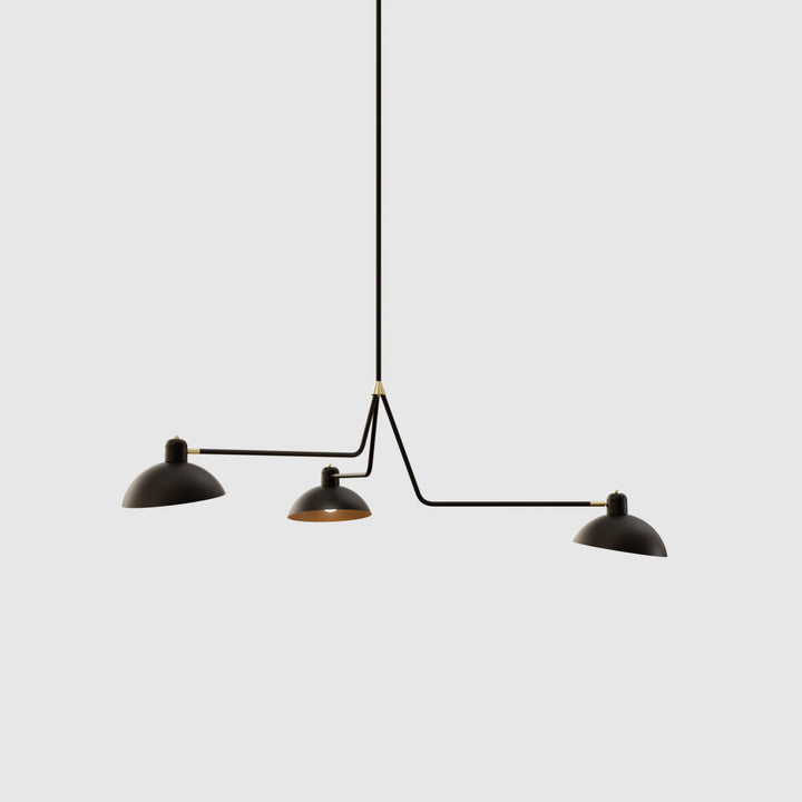 Waldorf Suspension Lamp by Lambert & Fils