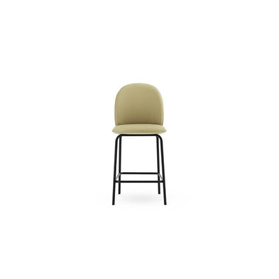 Ace Bar Chair Full Upholstery Black Steel, Ultra Leather by Normann Copenhagen - Additional Image 2