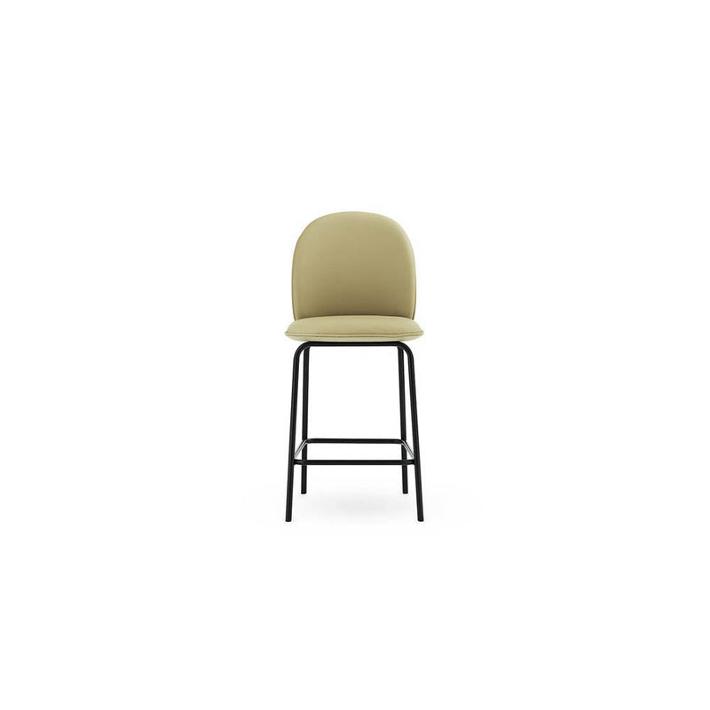 Ace Bar Chair Full Upholstery Black Steel, Ultra Leather by Normann Copenhagen - Additional Image 2