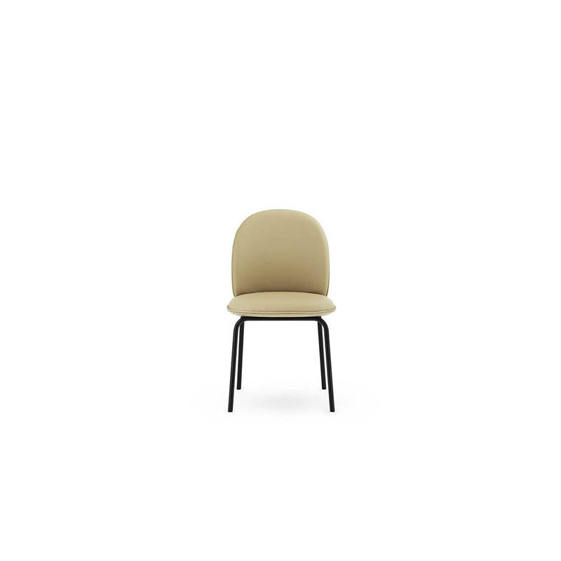 Ace Chair Full Upholstery Black Steel, Ultra Leather by Normann Copenhagen - Additional Image 1