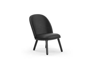 Ace Black Oak Ultra Leather Lounge Chair