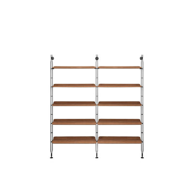 Adam Wood 10 Shelves Bookcase with 3 struts by Kartell - Additional Image 1