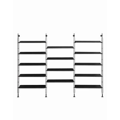 Adam Wood 14 Shelves Bookcase with 4 struts by Kartell