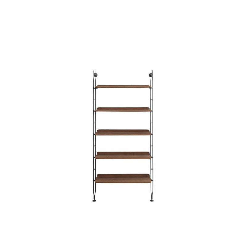 Adam Wood 5 Shelves Bookcase with 2 struts by Kartell - Additional Image 1