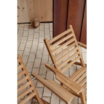AH603 Outdoor Deck Chair by Carl Hansen & Son - Additional Image - 4